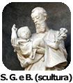 Giuseppe con Bambino scultura